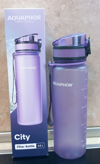 Лилаво шише на AQUAPHOR, 0.500 л