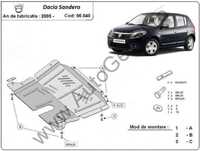 Scut motor metalic Dacia Sandero 2008 -2012 - otel 2mm