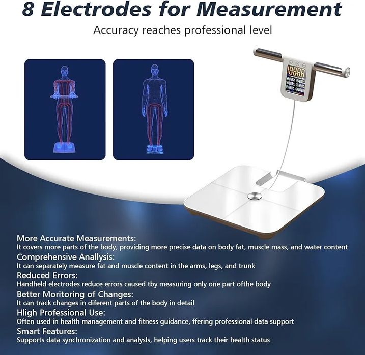 НОВ Кантар следящ телесните мазнини