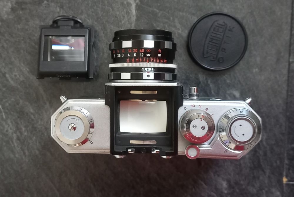 Aparat foto film Edixa Reflex _ colecție, vintage camera