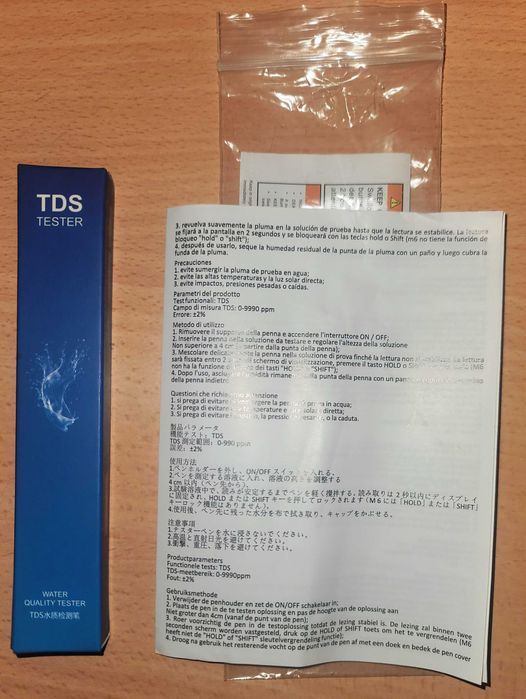 Нов Тестер за измерване на качеството на водата  TDS, с LCD екран