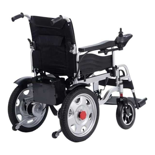 Scaun cu Rotile Electric Pliabil cu Joystick, Baterie 12Ah