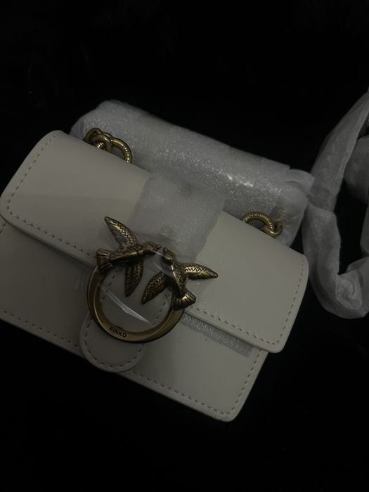 Чанти отделни бяла и черна на Пинко