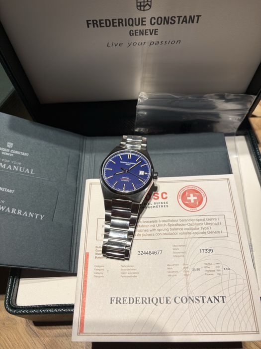 Ceas Frederique Constant Hghlife Automatic Blue DIAL