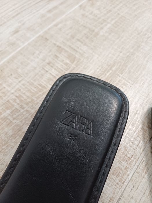 Slapi papuci Zara 36 negrii