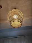 Lustra aurie din metal Lena M The Home Collection