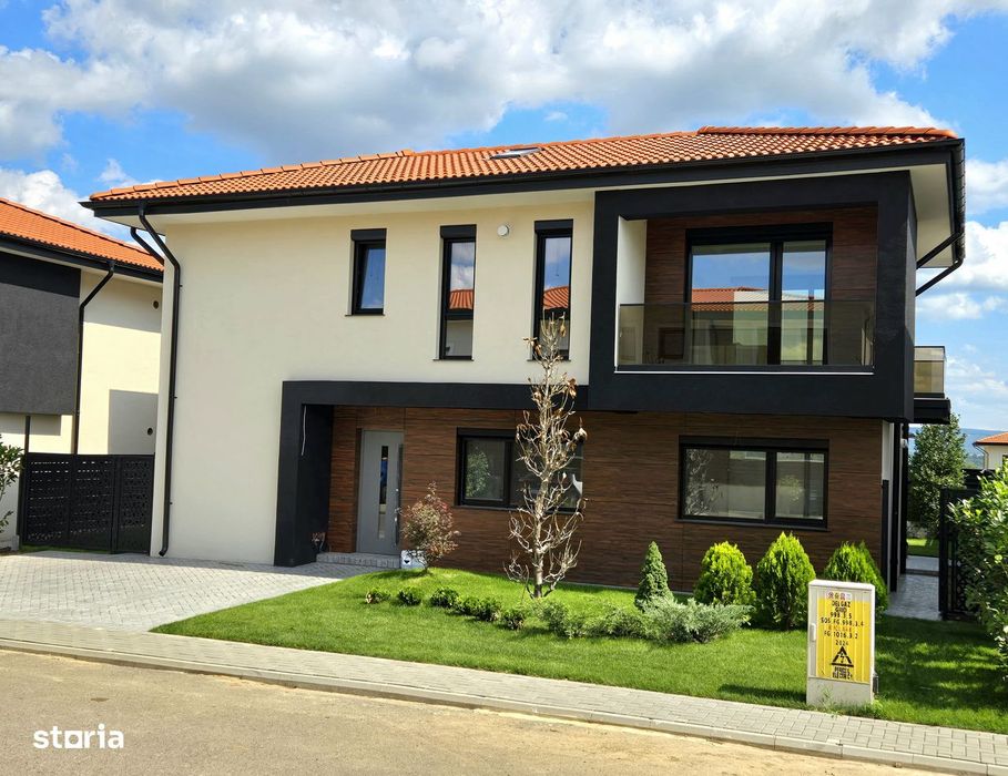 Casa individuala smart,ESQ Village 3,model nou 170 mp,3 bai,2 balcoane