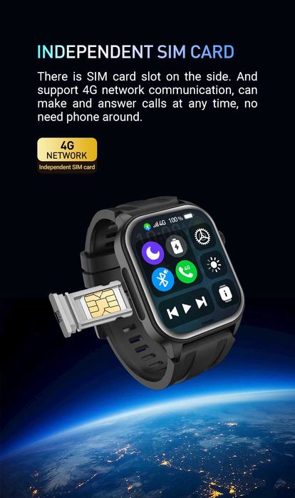 CEAS  4G + BT CALLING , suporta card SIM ecran 1,952 Amoled