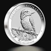 1 кг Сребърна монета австралийска кукабура 2019г