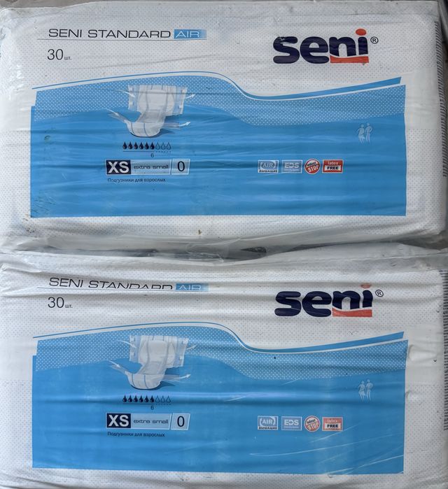 Продам памперсы seni xs