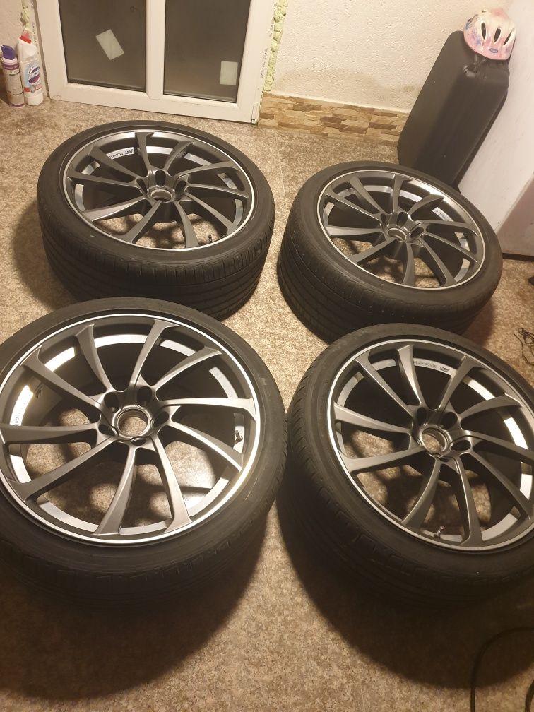 Vand roti noi (jante noi Motorsport + cauciucuri Hankook R 22, 285/35,