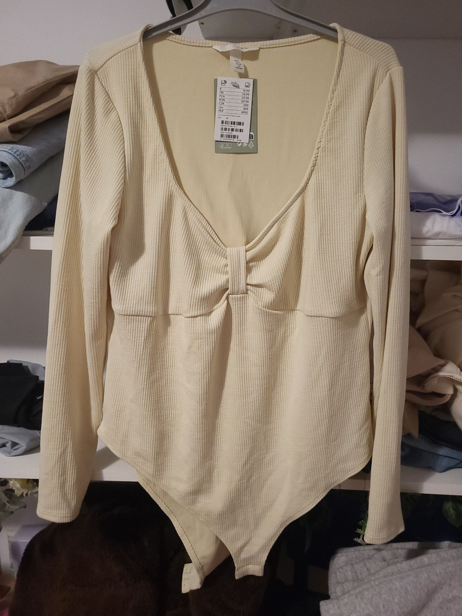 Bluza body H&M fete, XL, noua