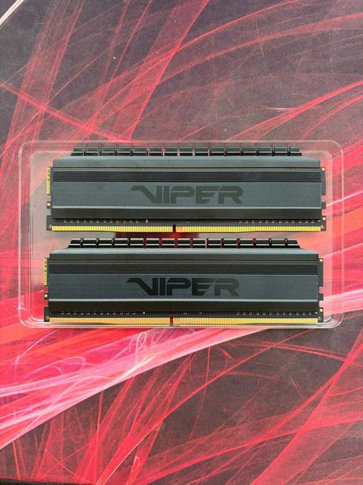 Vand memorii RAM Viper, DDR4, 16GB, 3000MHz, kit 2x8GB