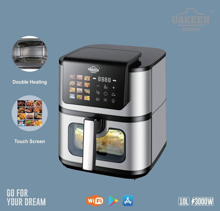 Аэрогриль UAKEEN ZL-1712 aerogril Air fryer аэрофритюрница