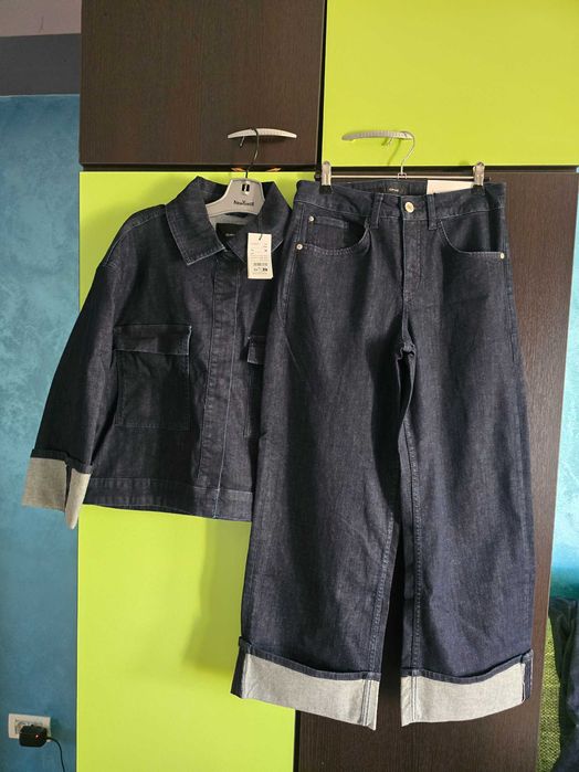 Compleu dama  geaca + blugi OPUS / original / mărime  36 și 38