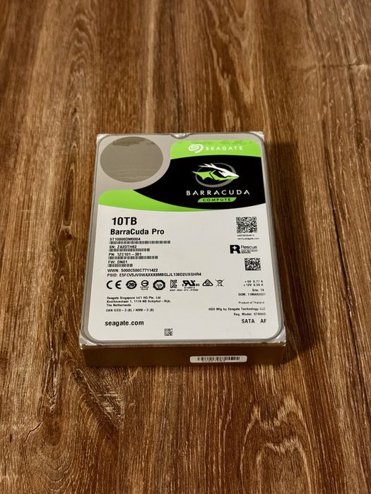 Seagate BarraCuda Pro 10TB – Висок клас HDD / 7200 rpm / 256MB Cache