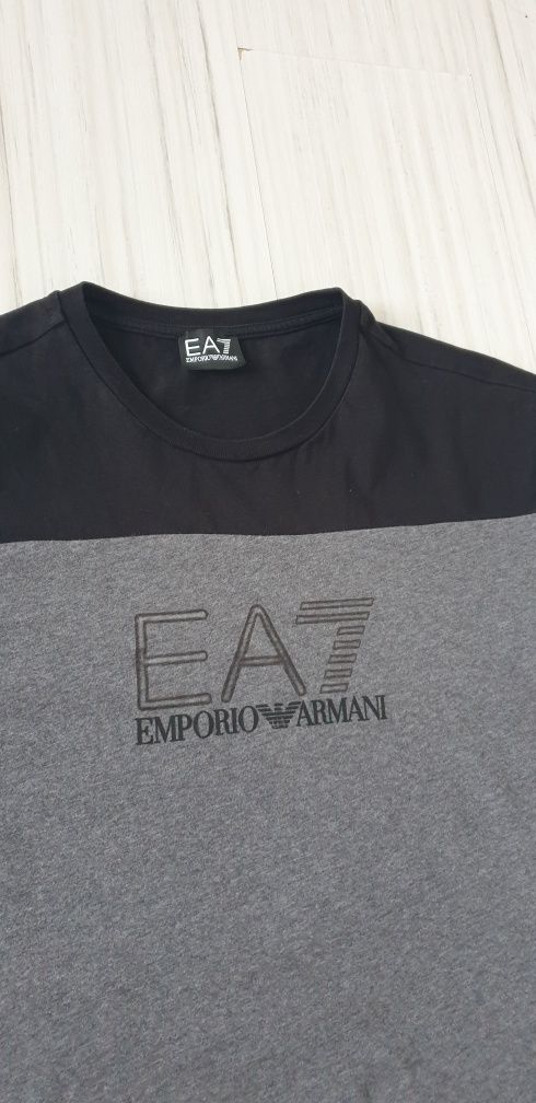 Emporio Armani EA7 Cotton Mens Size L ОРИГИНАЛ! Мъжка Тениска!