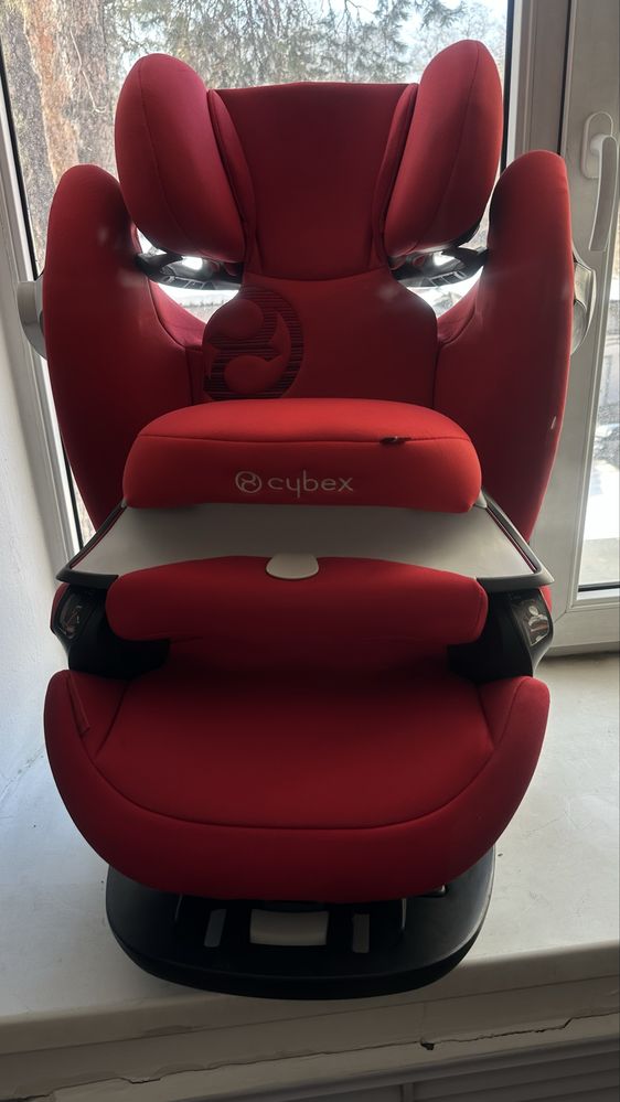 Автокресло Cybex pallas m-fix rebel red 2шт