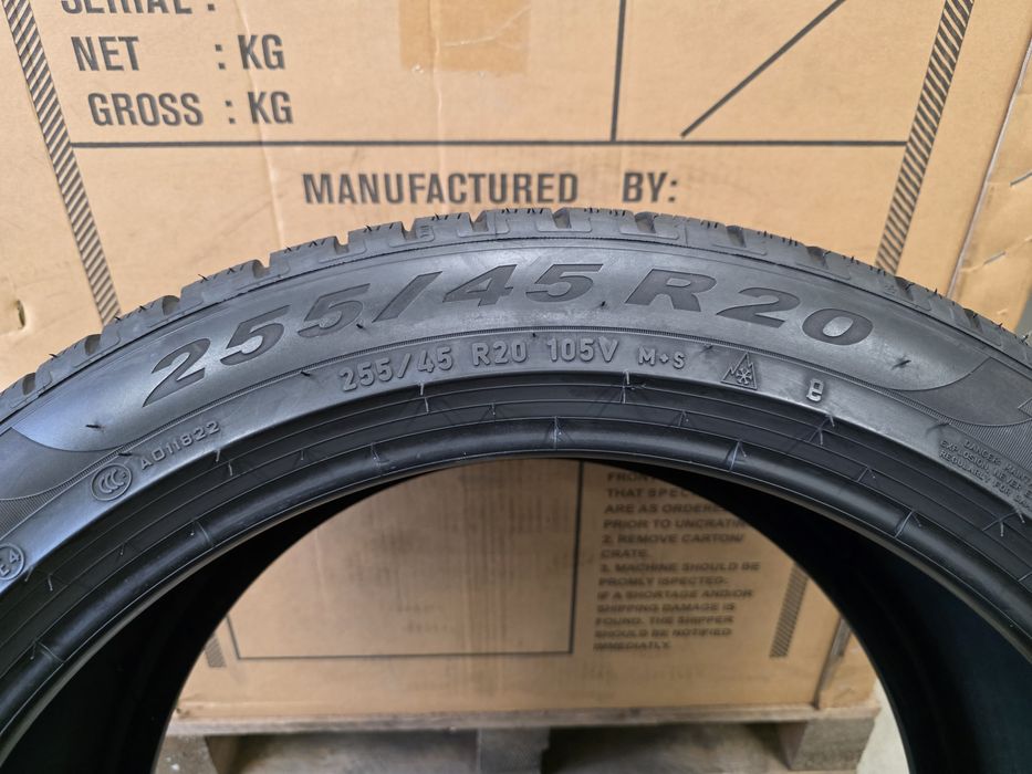 255/45/20 105V 4бр.PIRELLI SCORPION WINTER,BMW-Неразличими от НОВИ