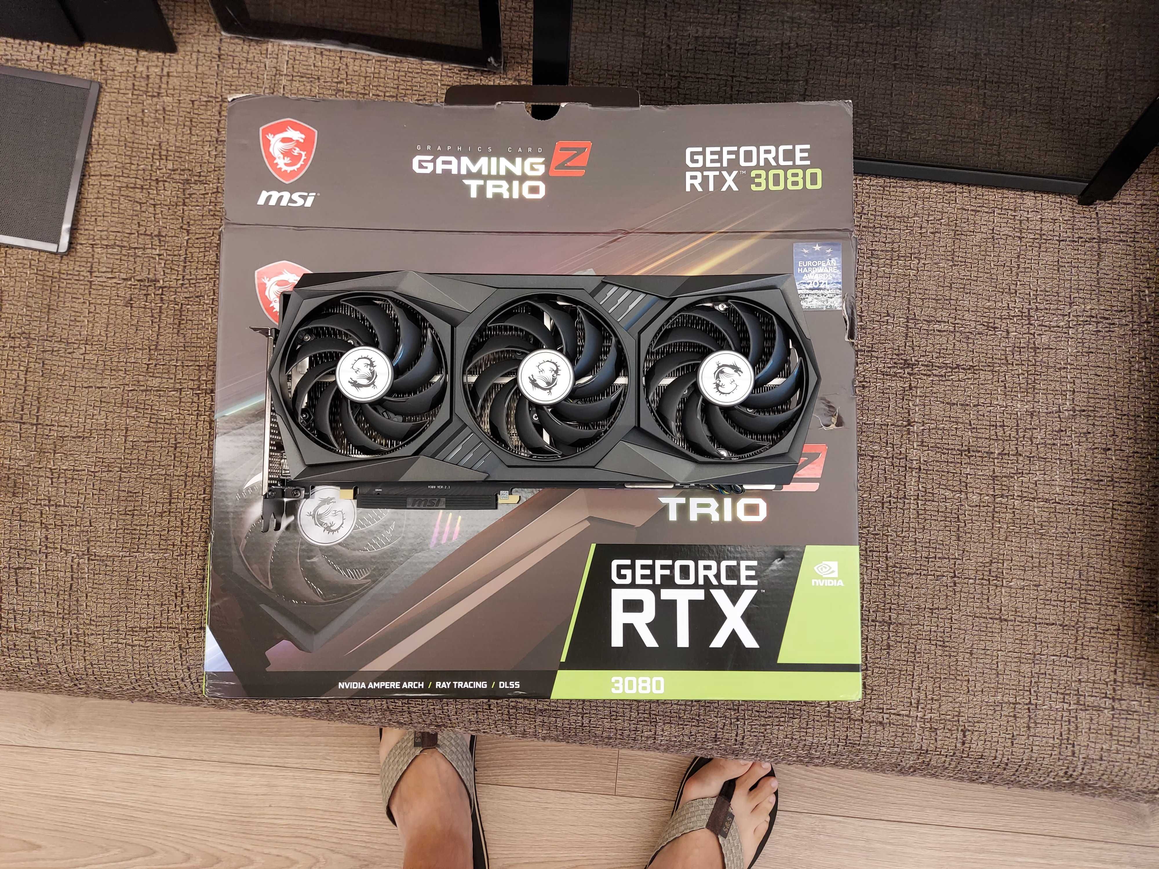 Placa video MSI GeForce RTX 3080 GAMING Z TRIO, GDDR6X, Garantie 2024