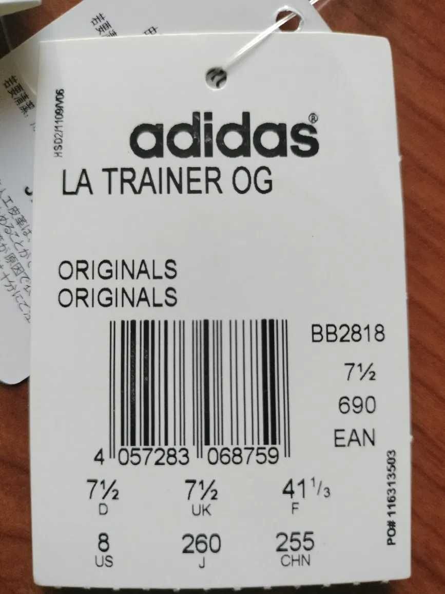 Adidasi Adidas L.A trainer Og Collegiate green 100% originali -41