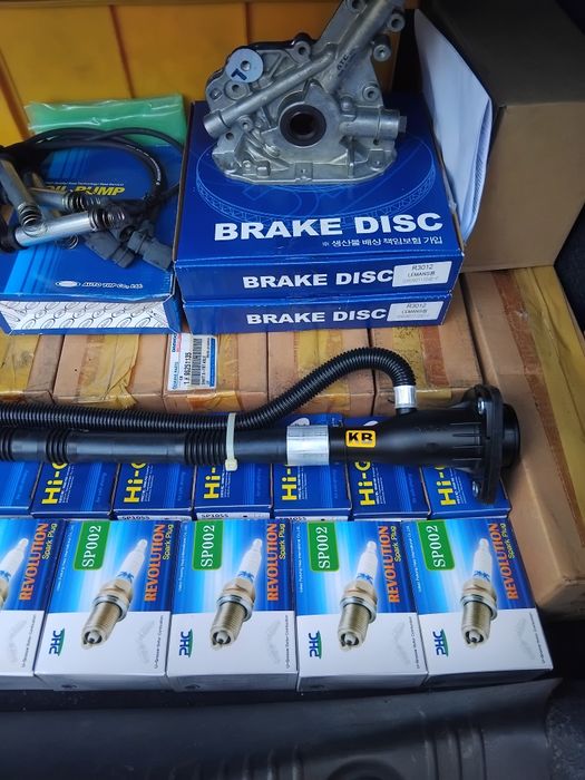 Plăcuțe frână, arcuri, filtru ulei, Cielo, Espero, Nubira, Leganza.