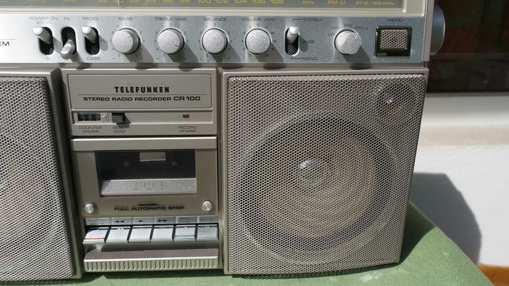 Radiocasetofon TELEFUNKEN CR100 Hi-Fi