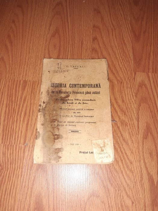 istoria contemporana de la revolutia franceza pana astazi pentru clasa