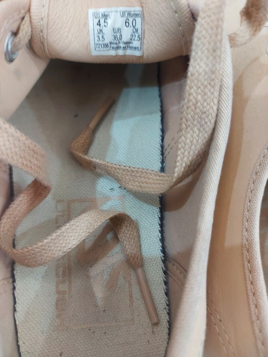 Дамски кецове от естествена кожа VANS. Номер 36