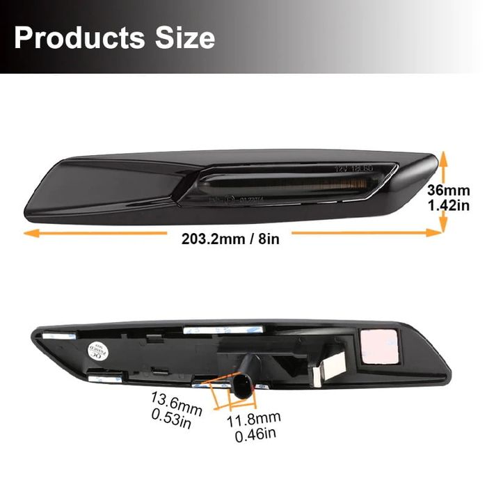 Set 2 semnalizari dinamice BMW Seria 5 F10/F11 pre-facelift