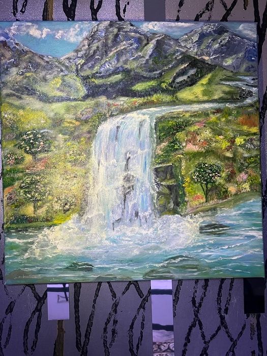 Картина, написана маслом, творческая работа