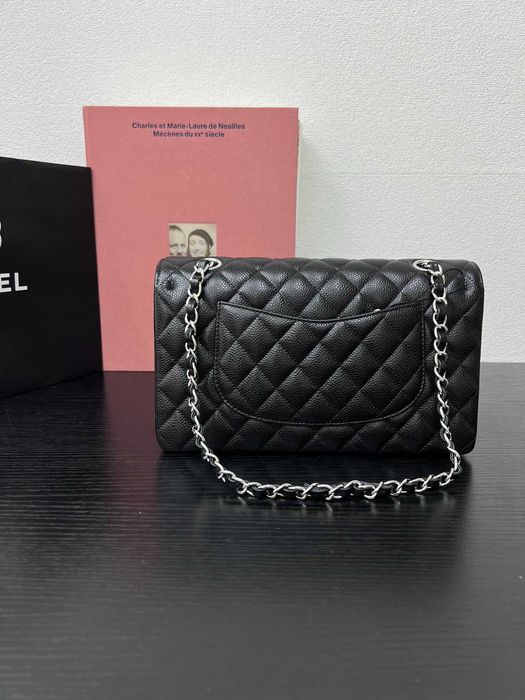 Geanta Chanel Classic 25cm, piele caviar, Premium
