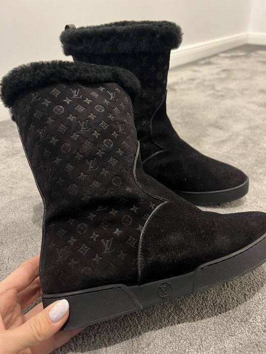 Ghete Louis Vuitton negre marimea 37