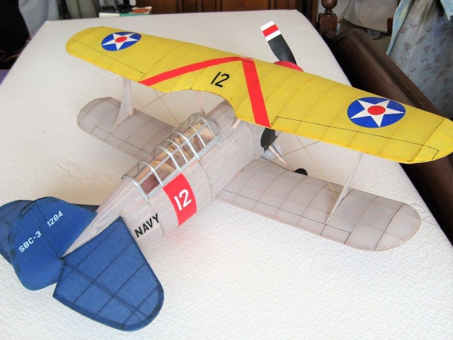 Aeromodel Curtiss SBC-3 Helldiver