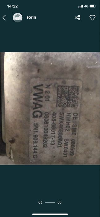 Caseta de directie electrica vw tiguan cu garantie 1an dezmembrez