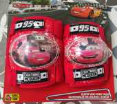 Cotiere genunchiere de copii aparatori masini fulger mcqueen 3 4 5 ani