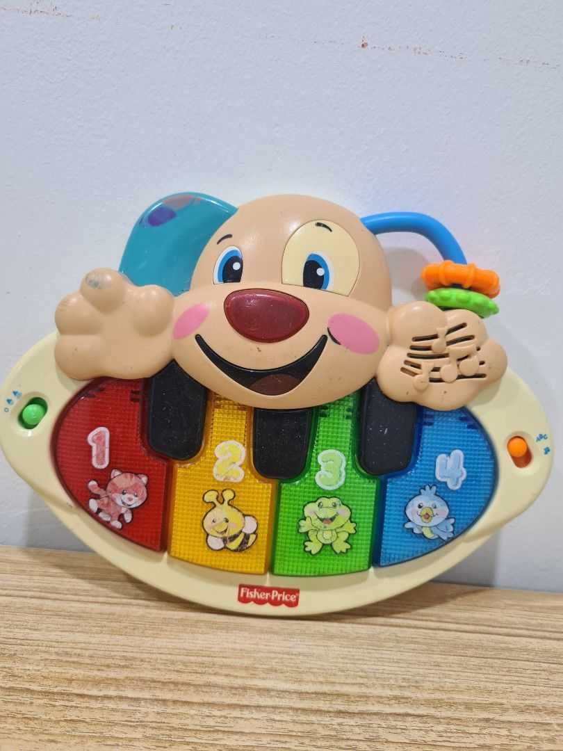 Jucarie interactiva pian fisher price limba germana si engleza