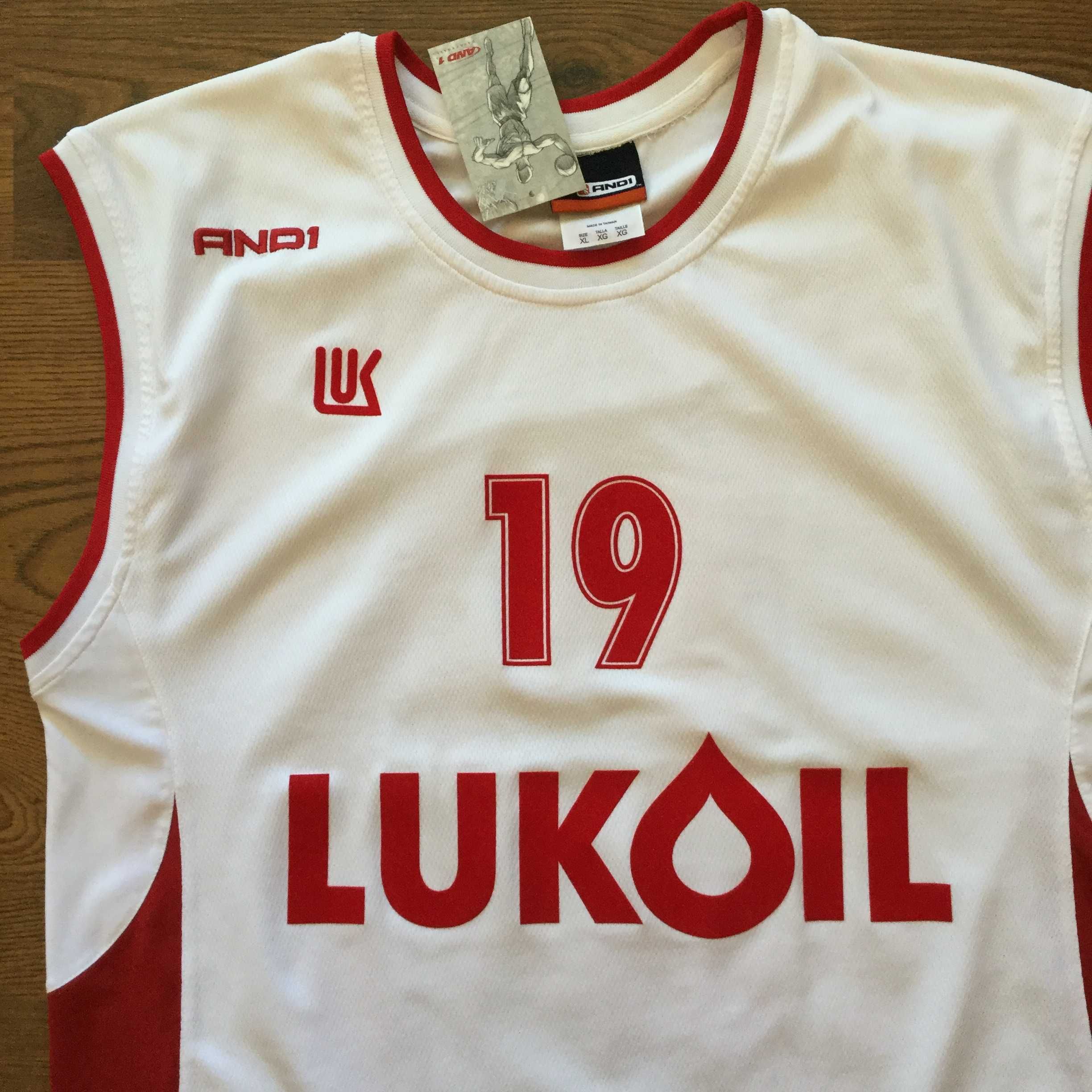 НОВ баскетболен потник AND1 на Лукойл Академик размер XL