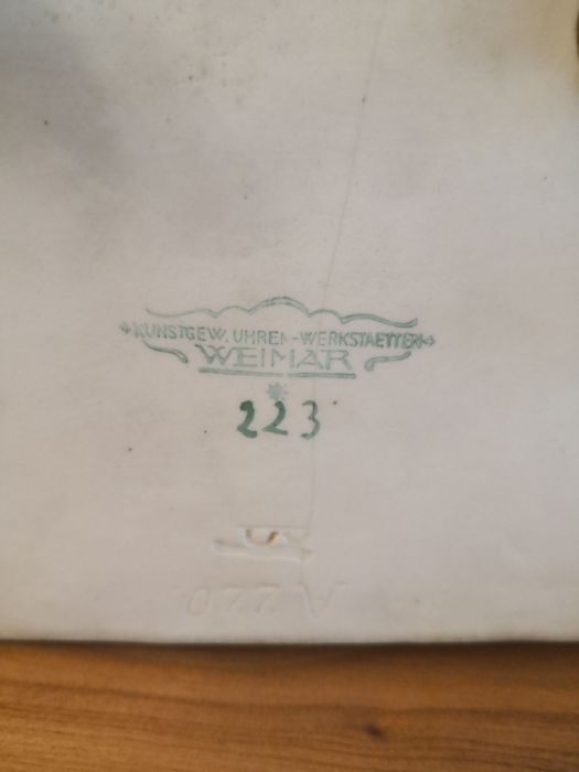 Каминен порцеланов часовник