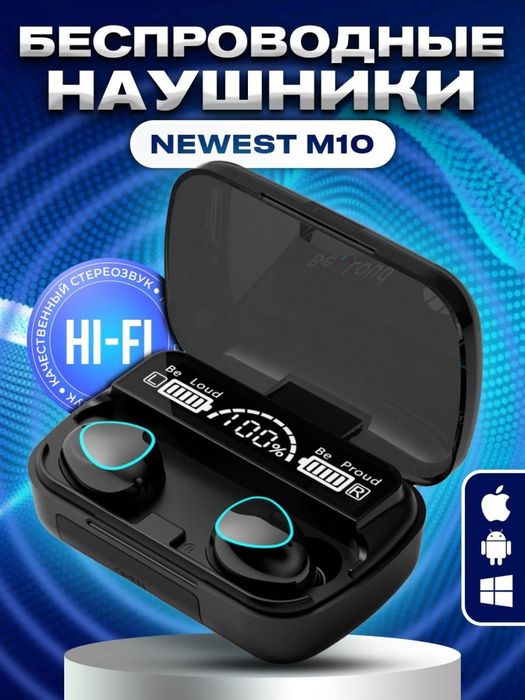 M10 naushnik - barcha uchun- simsiz quloqchin