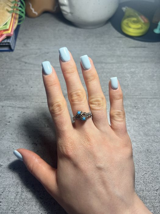 Inel de argint cu marcasite