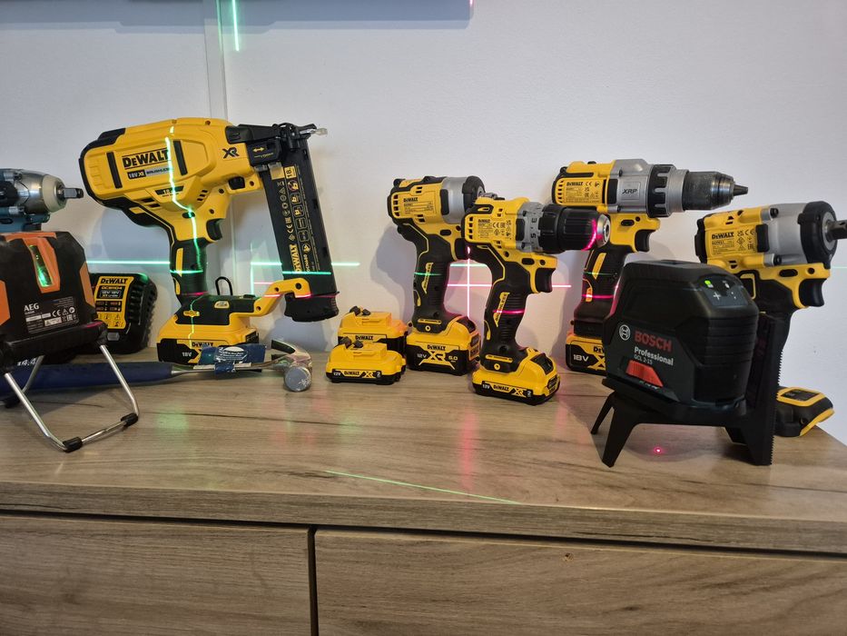 Dewalt 12v 18v  impact pistol cuie laser bosch
