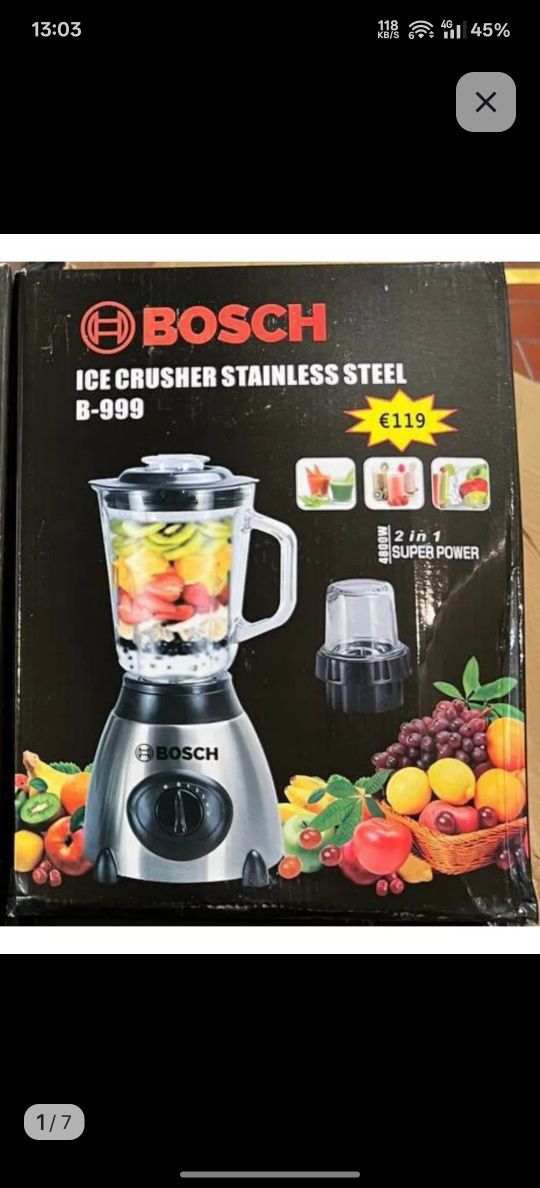 Блендер Bosch b-999