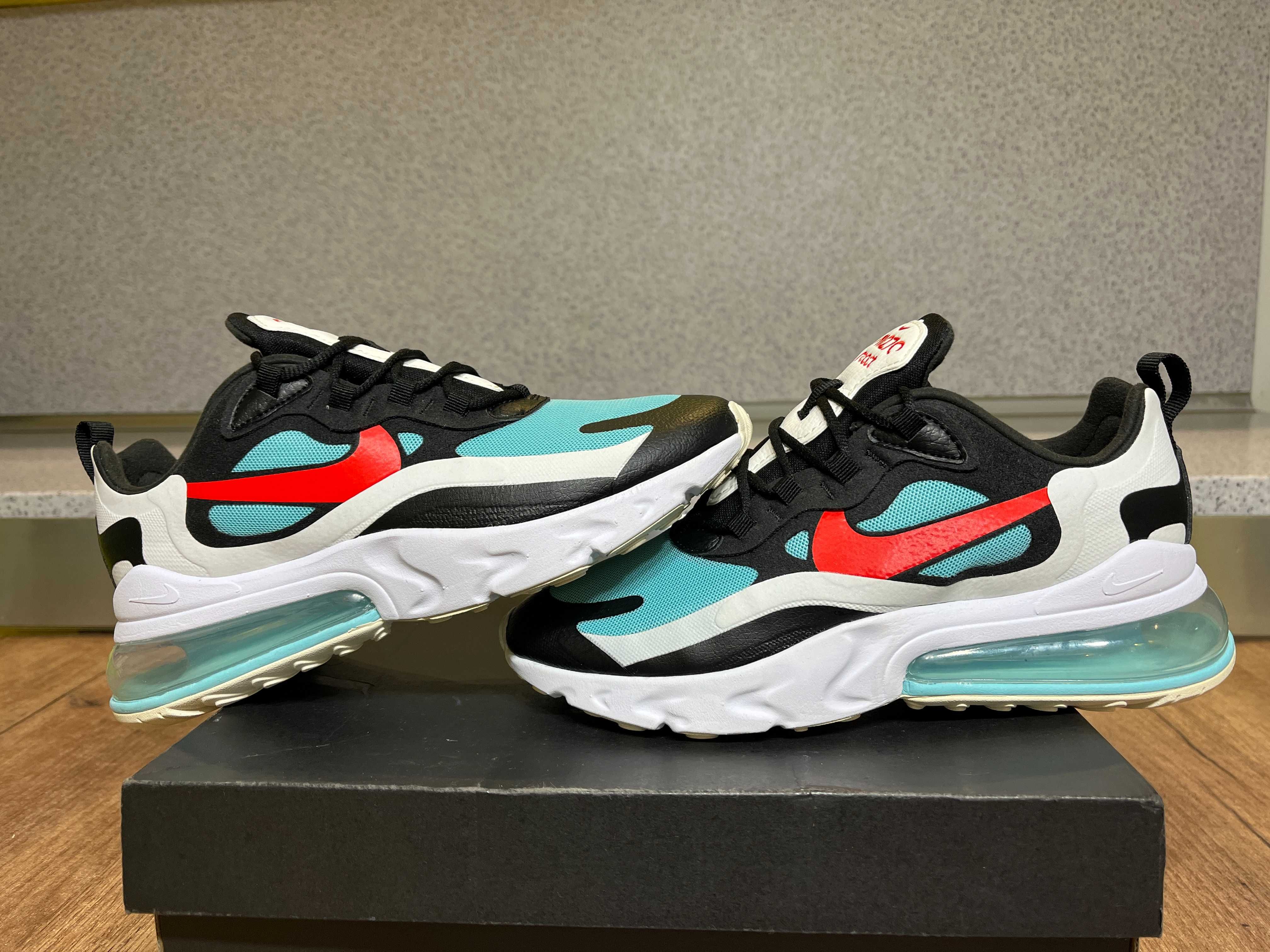 ОРИГИНАЛНИ *** Nike Air Max 270 React / Bleached Aqua