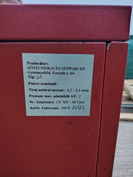 Centrala termica pe lemne