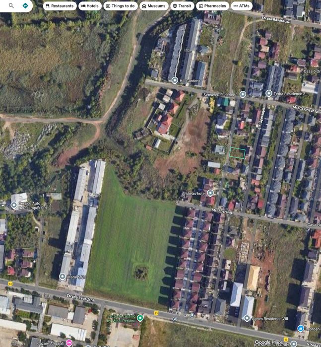 teren 500mp Popesti-Leordeni, strada Sperantei