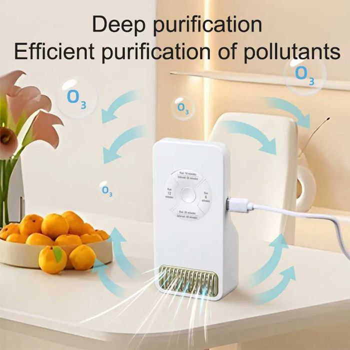 Purificator aer camera sau frigider. Incarcare USB. Nou ambalat!