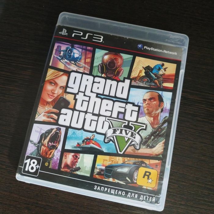 Диск ГТА 5 на пс3