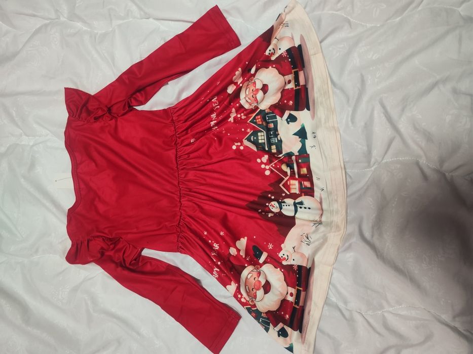 Коледни детски роклички ,нови