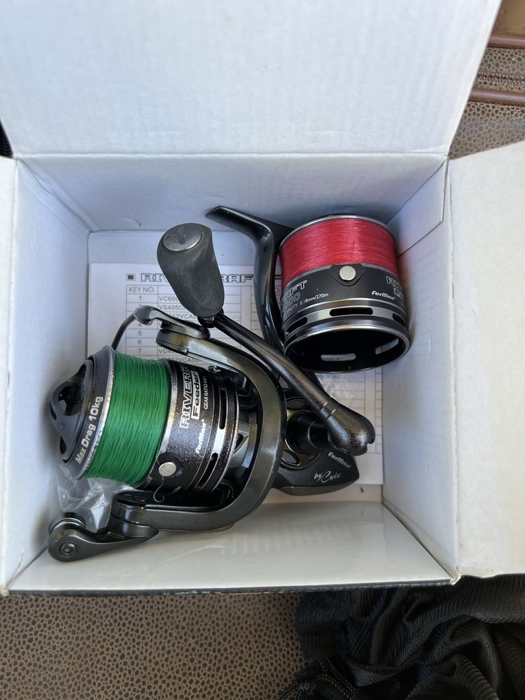 Макари 2 бр.Formax thunder feeder 5000 и Formax rivercraft feeder 4000
